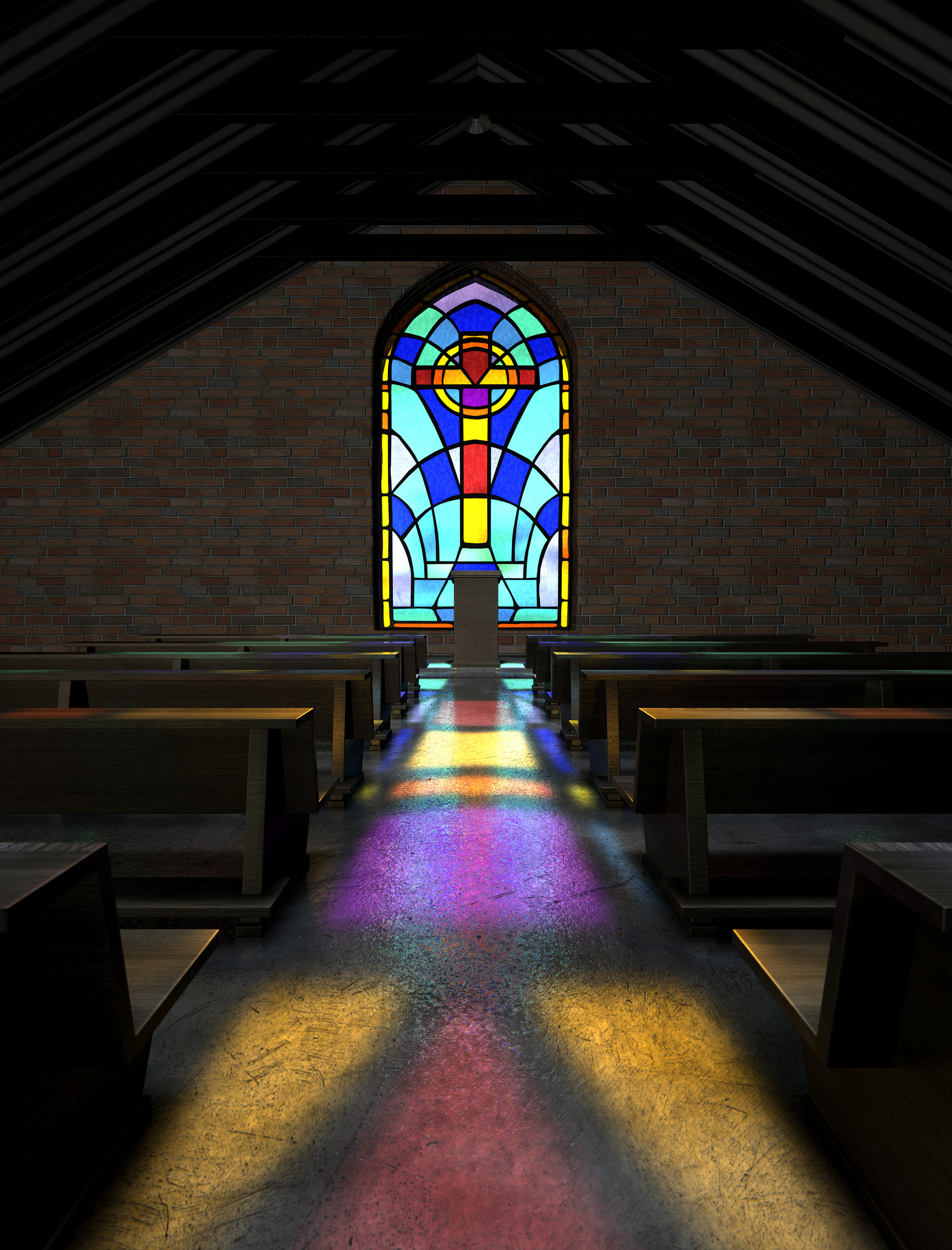 Stained Glass Window Church